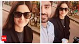Katrina Kaif all smiles on day out in London; actress' long coat leaves fans wondering if she is 'hiding' pregnancy | - Times of India
