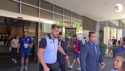 David Villa visita a la Selección antes de la final - MarcaTV