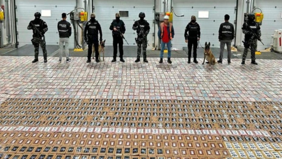 Cocaine worth nearly $500 million seized from sugar, bananas in South America drug busts