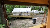 Valley Overlook Campground in Cuyahoga Valley National Park offers luxurious cabins