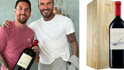 Cómo es y cuánto sale el vino mendocino que Beckham le regaló a Messi | + Deportes