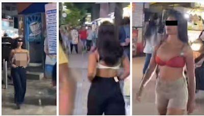 Indore Girl Pairs Bra With Denim For Instagram Reel In Chappan Market, Leaves Public Stunned; VIDEO Viral