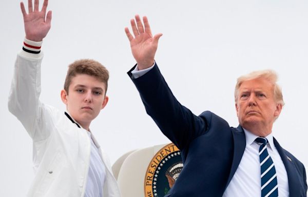 Barron Trump’s Super-Rare Public Appearance With Dad Donald Shows the Hobby They Share