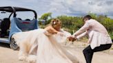 Jennifer Lopez, Jennifer Coolidge, shirtless Lenny Kravitz brave nuptials from hell in Shotgun Wedding photos