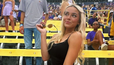 Livvy Dunne and teammates enjoy LSU football’s victory