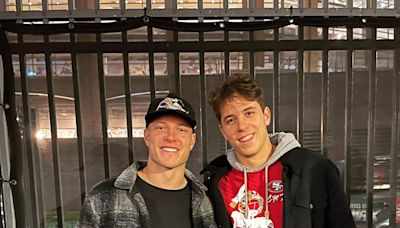 Christian McCaffrey Celebrates Brother Luke Getting Drafted in 3rd Round