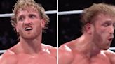 Logan Paul surprises WWE fans with viral “hawk tuah” taunt mid-match - Dexerto