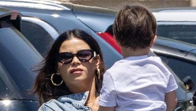 Pregnant Jenna Dewan and Steve Kazee step out with son in Studio City