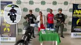 Capturados dos hombres que robaban motos para extorsionar a sus propietarios en Bucaramanga