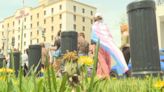 Policy 713 top of mind at Rainbow Week of Action rally in Fredericton