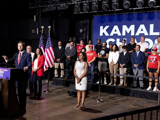 JD Vance roasted for embarrassing rally gaffe where he appeared to campaign for Harris