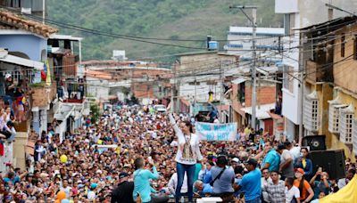 María Corina Machado marca la agenda de calle al chavismo