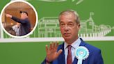 Nigel Farage heckled seven times during speech to celebrate election win