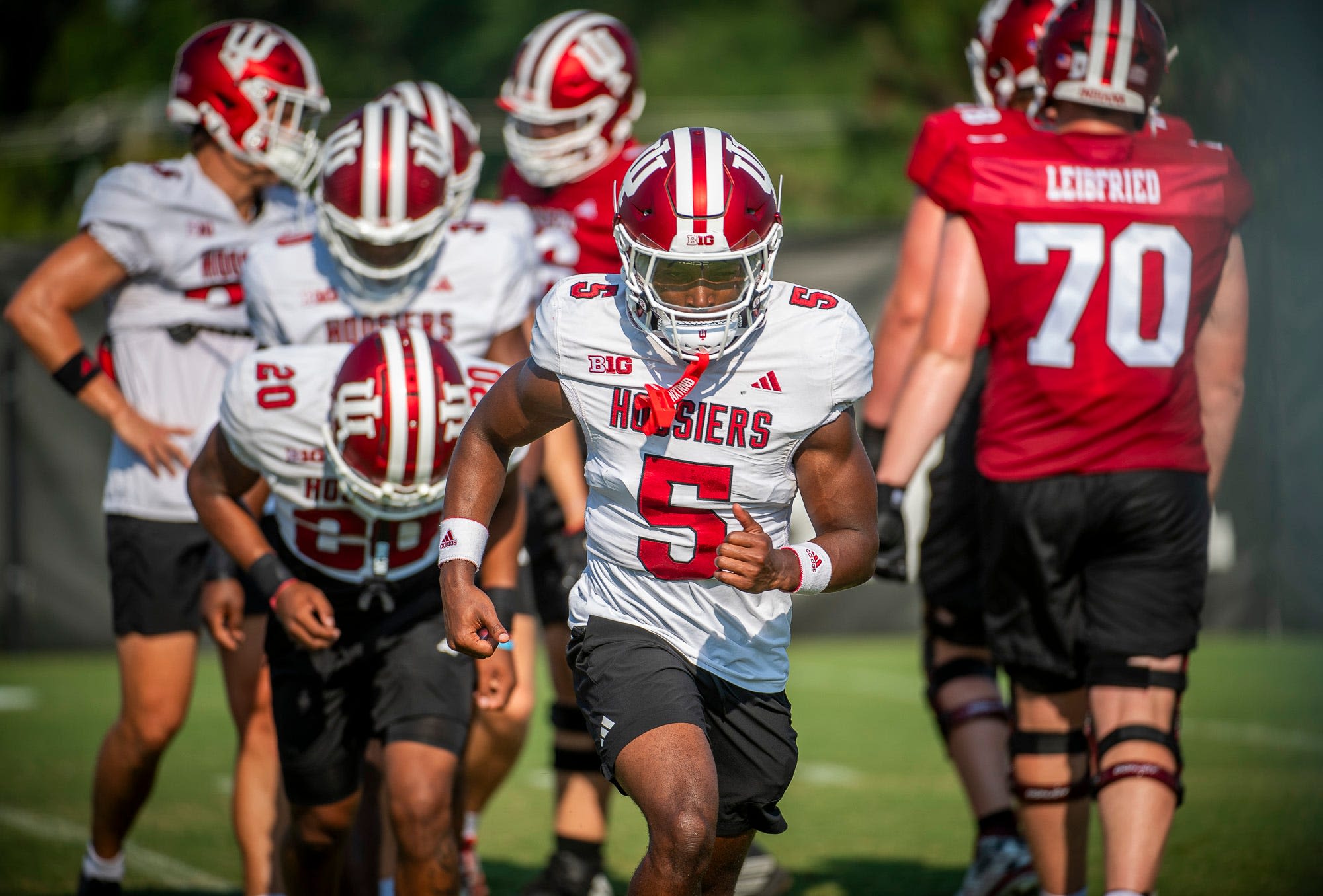 Indiana football corner D'Angelo Ponds making life hard on the offense during fall camp