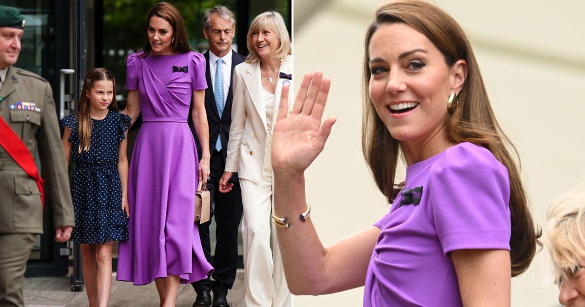 Princess Kate is joined by Princess Charlotte and sister Pippa at Wimbledon