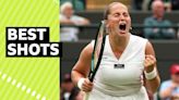 Wimbledon 2024: Best shots from Ostapenko's straight set win over Putintseva