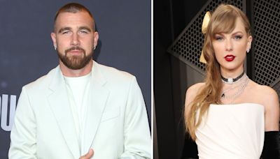 Travis Kelce Holds Taylor Swift as They Leave Germany Concert