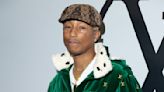 Pharrell’s Emerald Green Velvet Louis Vuitton Jacket Made a Splash at Paris Fashion Week