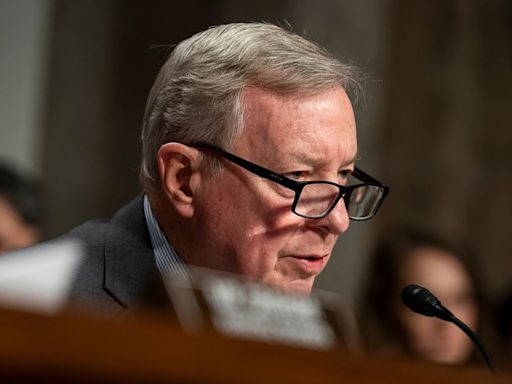 Durbin says Harris’s shift on some policies won’t change how people vote