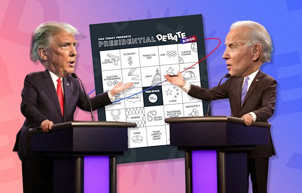 Use our presidential debate bingo card to play during the Biden-Trump showdown