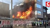 Huancayo: Zapatero pierde 15 mil soles en materiales tras voraz incendio en su taller