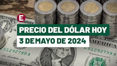 ¡Peso cierra la semana en $16.96! Precio del dólar hoy 3 de mayo de 2024 en bancos de México