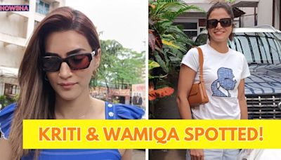 Kriti Sanon & Wamiqa Gabbi Look Stunning As They Get Spotted In Mumbai I WATCH - News18