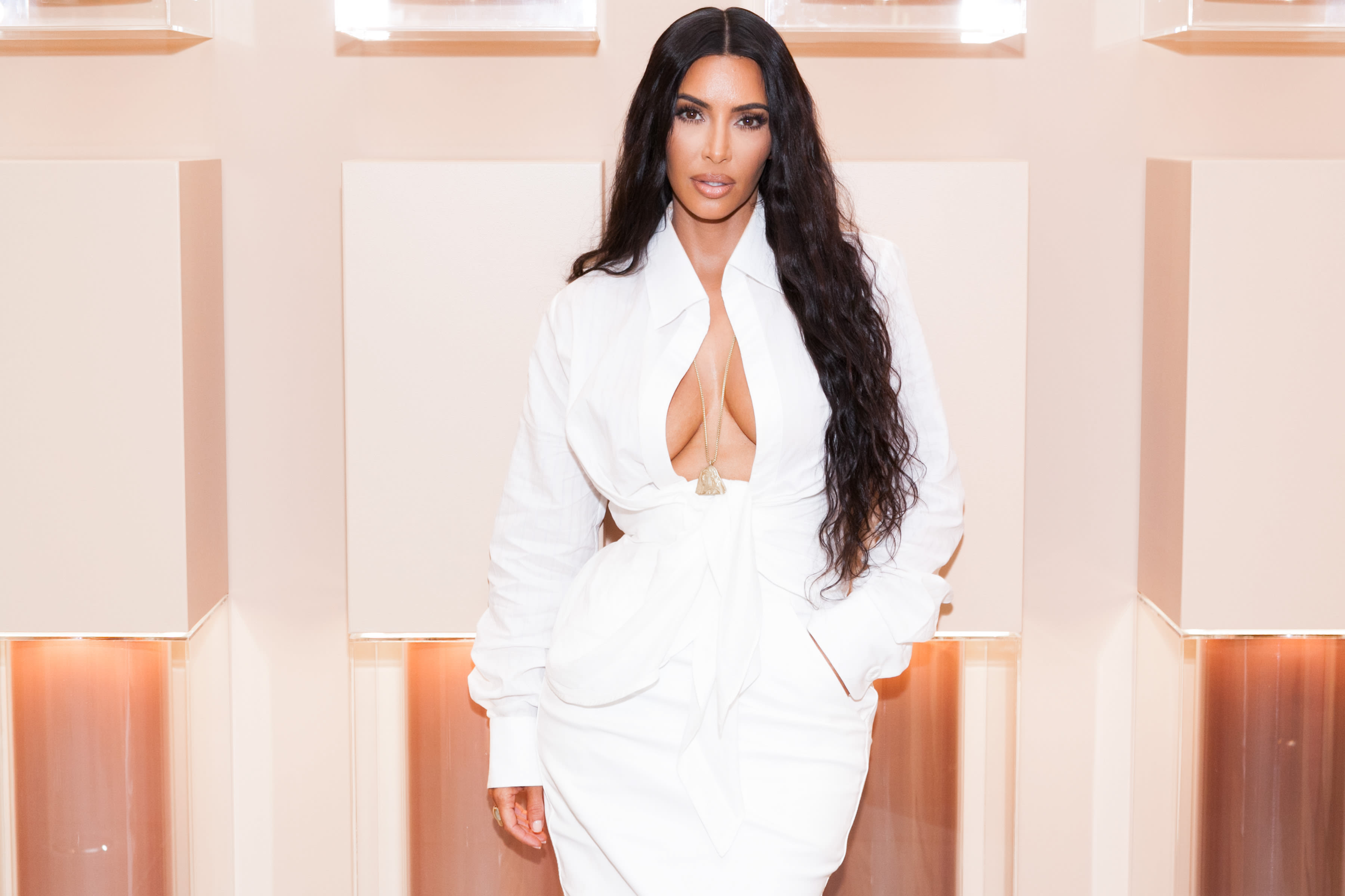 Kim Kardashian's response to protester sparks fierce debate