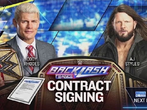 Undisputed WWE Title Match Contract Signing Set For 4/26 WWE SmackDown