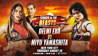 Delmi Exo y Miyu Yamashita se enfrentarán en MLW Summer of the Beasts