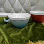 浪漫滿屋 Color ZZI日式創意個性波點陶瓷單柄泡麵碗湯麵碗(3件組合)