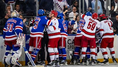 Rangers-Hurricanes Game 2 battle reaches new level for chippiness