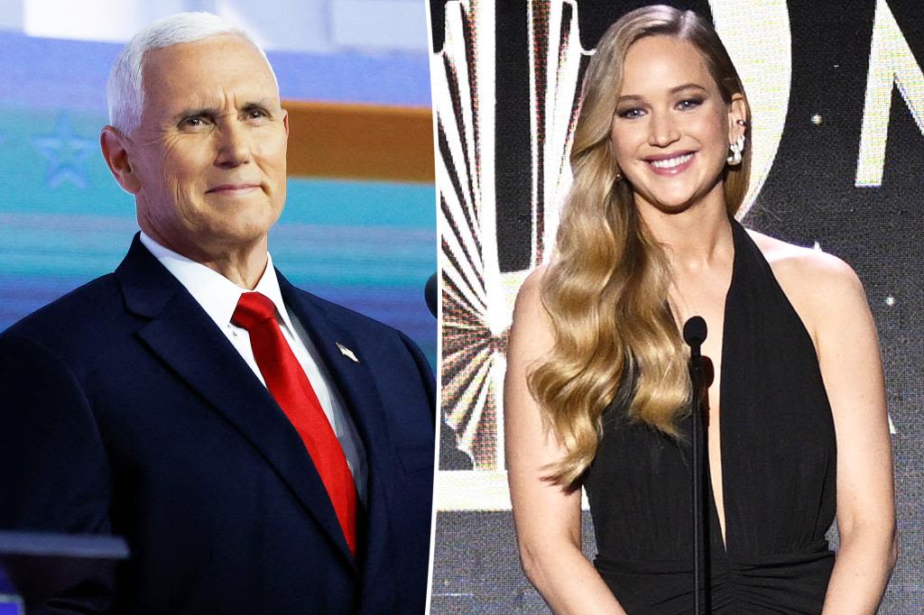 Jennifer Lawrence roasts Mike Pence at GLAAD Media Awards