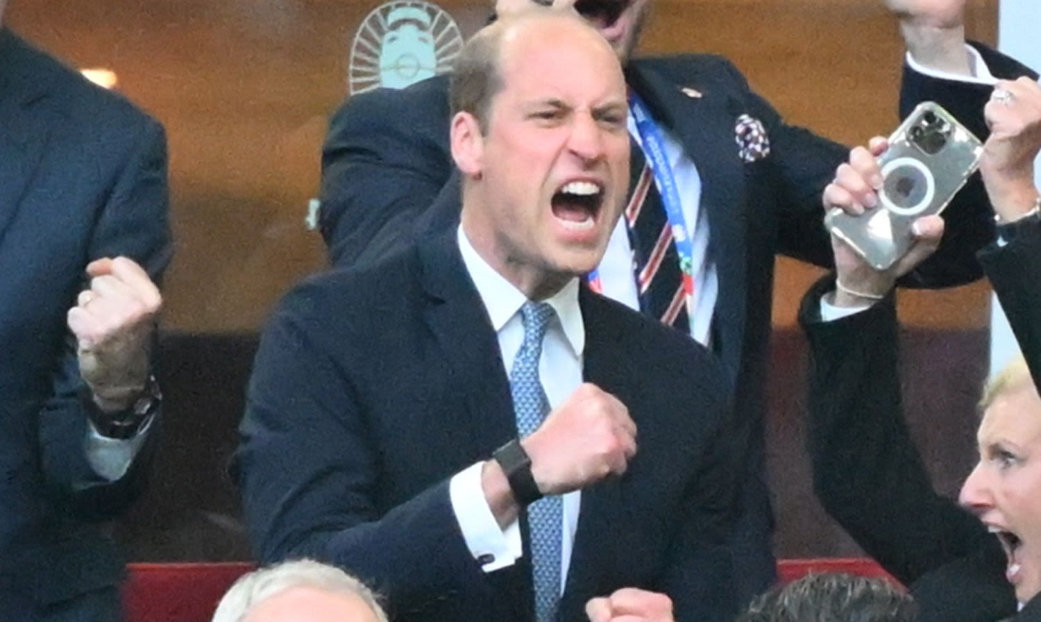 Prince William Goes Wild Celebrating England's Thrilling Euro Quarterfinal Win