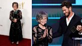 Sally Field accepts Lifetime Achievement Award at the 2023 SAG Awards in Oscar de la Renta