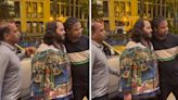 Anant Ambani’s bodyguard firmly but gently protects billionaire heir from excited fan in Paris. Watch