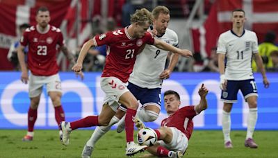 Euro 2024: England held to 1-1 draw by Denmark after Hjulmand stunner