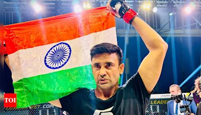 Sangram Singh becomes first Indian male wrestler to win MMA fight | More sports News - Times of India