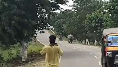 Assam Biker Chased And Mauled To Death By Rhino Near Pobitora Wildlife Sanctuary: Caught On Cam