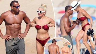 Alex Rodriguez flaunts abs after 32-pound weight loss on vacation in Sardinia with girlfriend Jaclyn Cordeiro