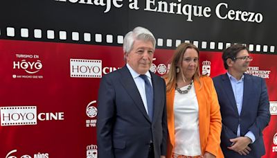 Enrique Cerezo es homenajeado en Hoyo de Manzanares por su aportación al cine