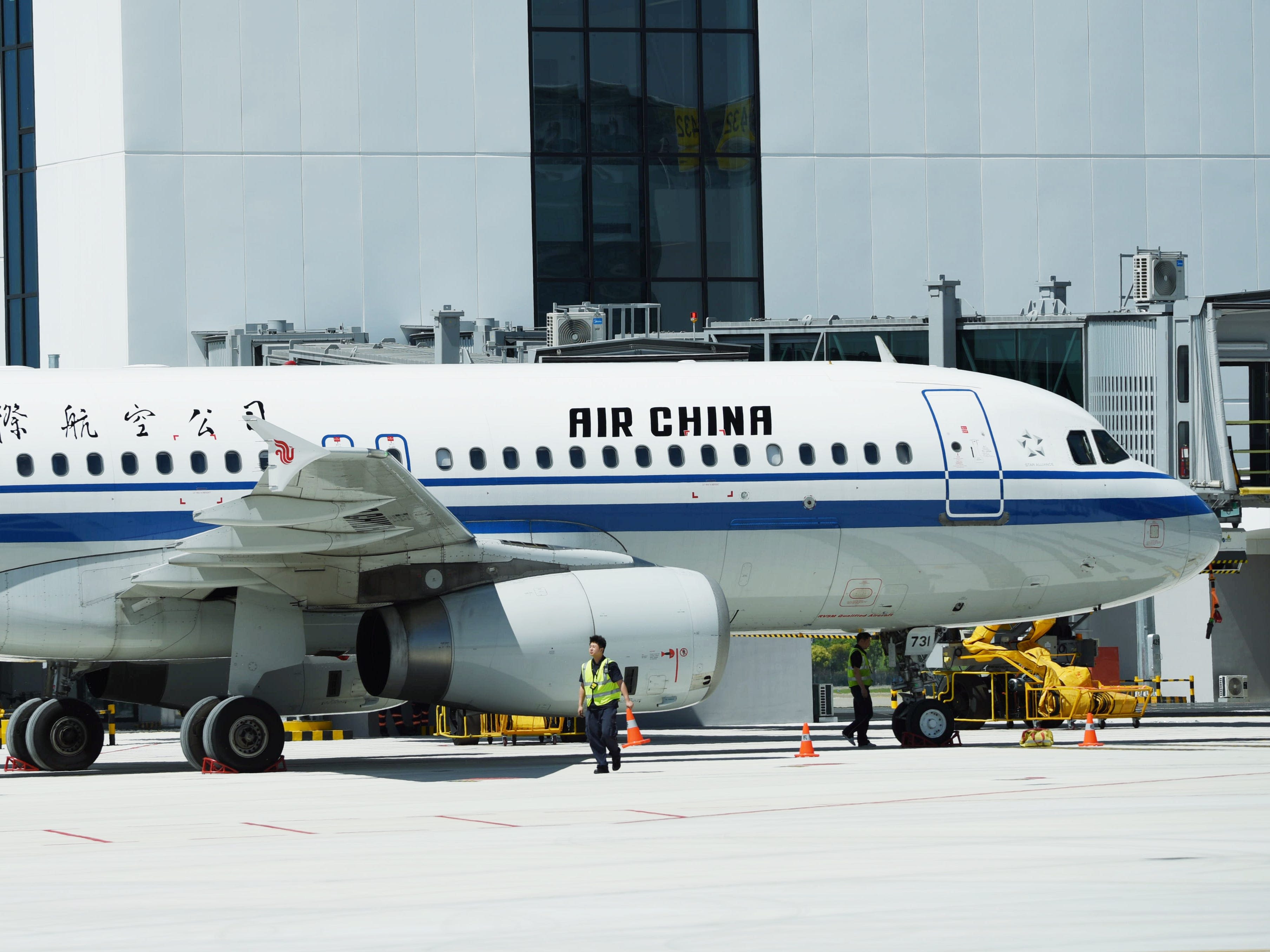 A first-time flyer in China opened an emergency exit after mistaking it for the bathroom door, local media reported