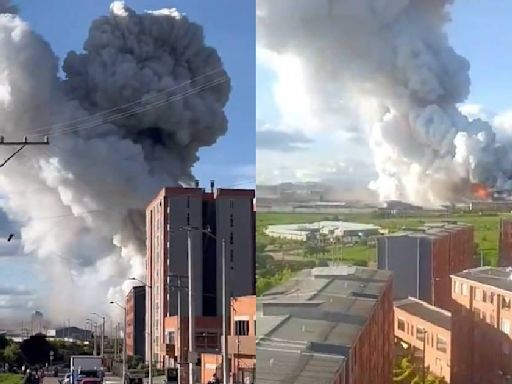 VIDEO: Impactante explosión en fábrica de pólvora en Colombia; un muerto y 29 heridos