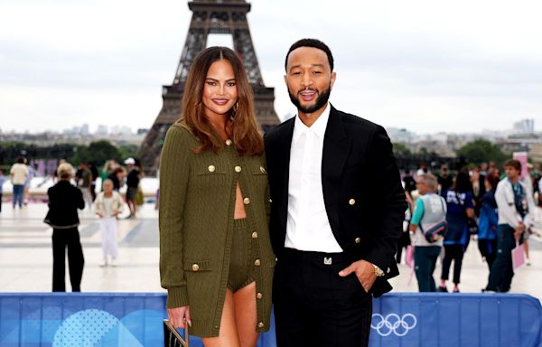 Chrissy Teigen Ditches Pants for Must-See Look at 2024 Summer Olympics Opening Ceremony