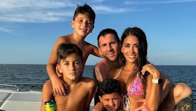 El paradisíaco paseo en barco que Lionel Messi realizó con su familia mientras se recupera de su lesión para volver en Inter Miami y la Selección Argentina