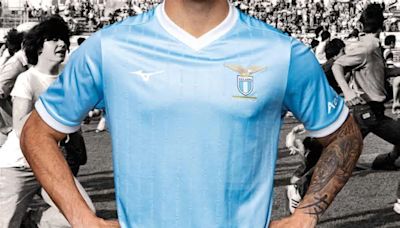 Camiseta especial de la Lazio, edición por los 50 años de un histórico título