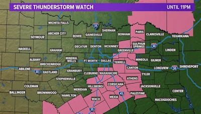 DFW Weather: Severe storm chances Thursday, much cooler and rainy weekend