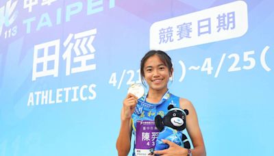 才13歲！陳羿岑首次國際賽 就贏得女子400M銀牌