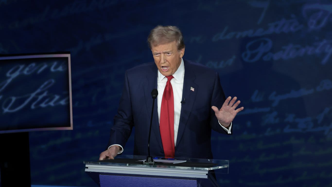 Trump doubles down on taking credit for Roe v. Wade being overturned during debate