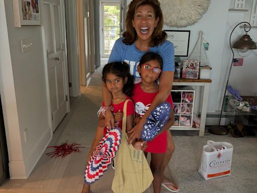 Hoda Kotb Shares Glimpse Into Her Home With Daughters Haley and Hope During 4th of July Celebration